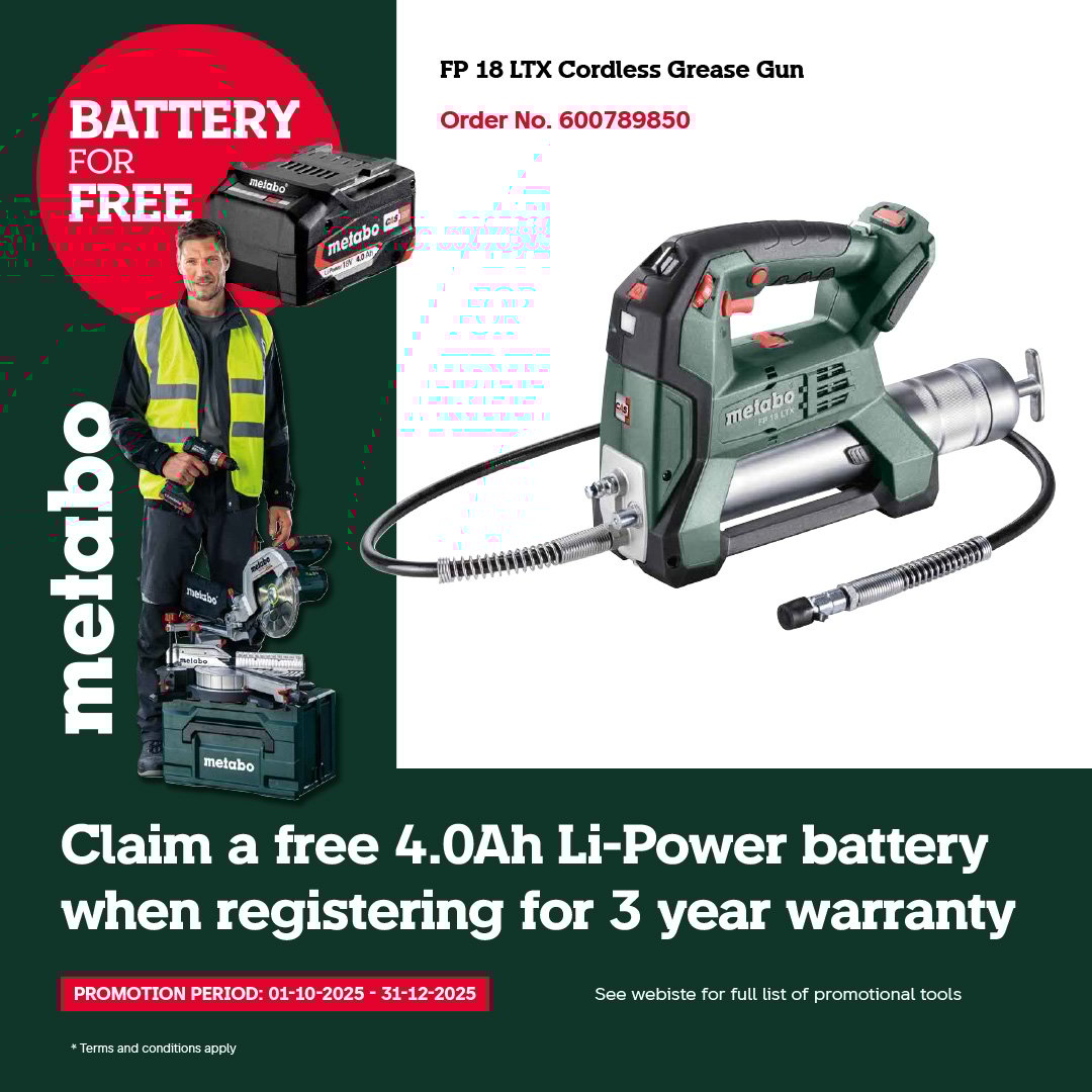 Metabo Battery Redemption Metabo Battery Redemption